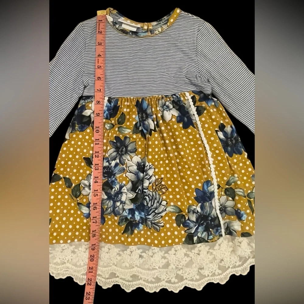 Bonnie Jean Floral Long Sleeve Dress